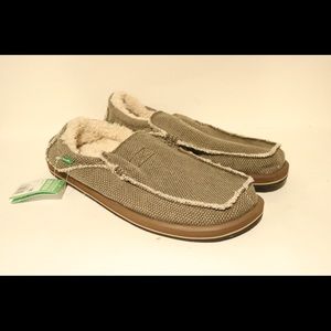 Sanuk Chiba Chill Brown What The Fuzz Shoes